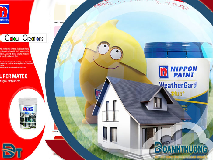 Bảng màu sơn Nippon ngoài trời và cách chọn màu chuẩn đẹp