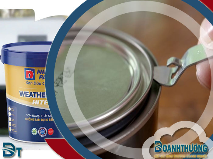 Cách mở nắp thùng sơn Nippon Paint 5l, 18l chỉ với 2 bước