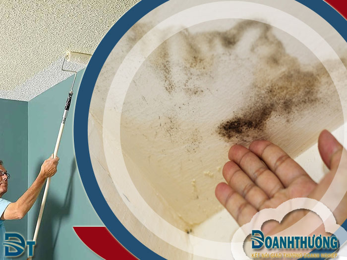 Cách xử lý trần nhà bị thấm nước nhanh gọn tại nhà