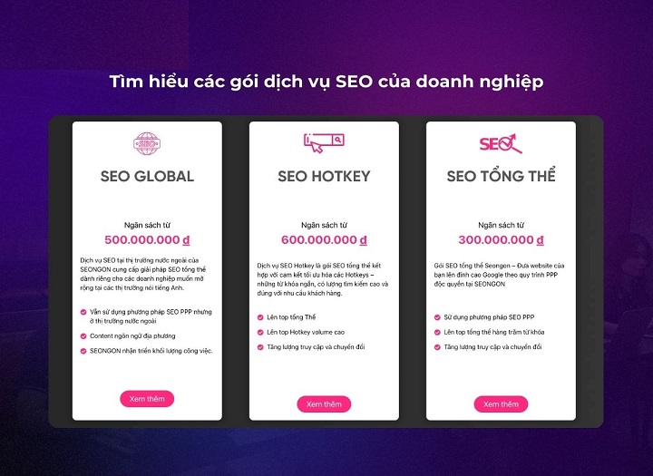 7 tiêu chí chọn dịch vụ seo giúp doanh nghiệp tăng trưởng bền vững