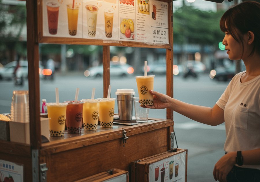 Những mẫu xe bán trà sữa vỉa hè phù hợp cho người mới kinh doanh