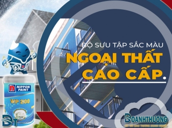 Bảng màu sơn Nippon ngoài trời và cách chọn màu chuẩn đẹp