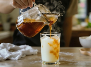 Bí quyết pha trà sữa bằng trà ô long đậm vị