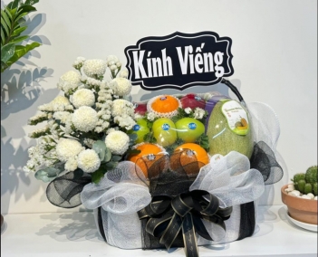 Cách chọn giỏ trái cây đám tang thể hiện lòng thành kính - Doanh Thương