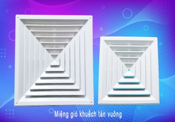 So sánh miệng gió khuếch tán và linear lắp cho công trình trần thấp - Doanh Thương