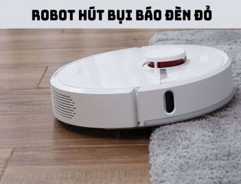 Robot hút bụi báo đèn đỏ nguyên nhân do đâu? - Doanh Thương