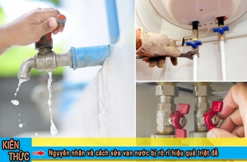 Nguyên nhân và cách sửa van nước bị rò rỉ hiệu quả triệt để - Doanh Thương