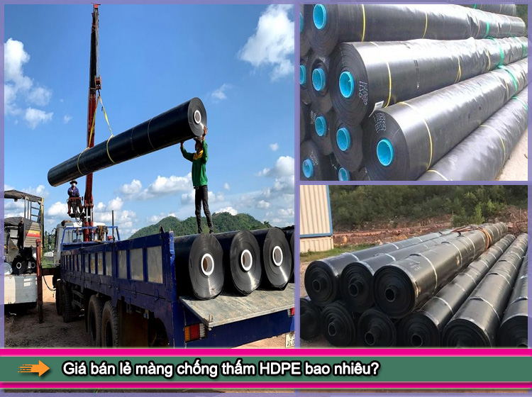 Giá bán lẻ màng chống thấm HDPE bao nhiêu? - Doanh Thương