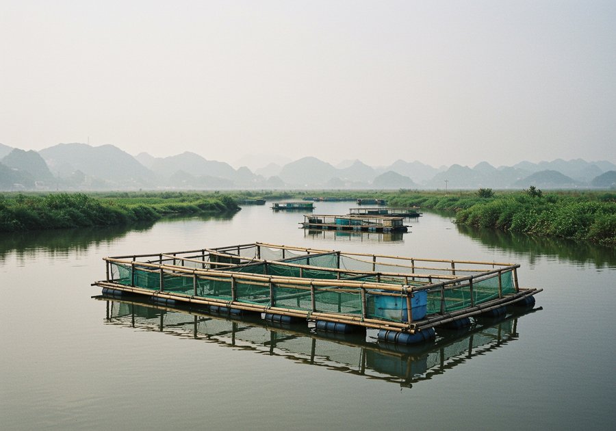 lồng nuôi cá rô phi được chia thành mấy phần